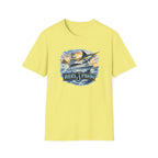 Fishing Boat with Marlin T-Shirt