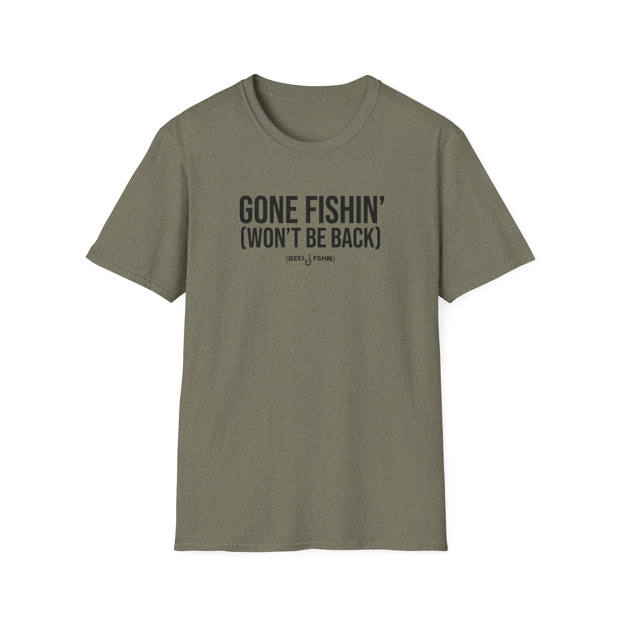 Gone Fishin Won't Be Back T-Shirt