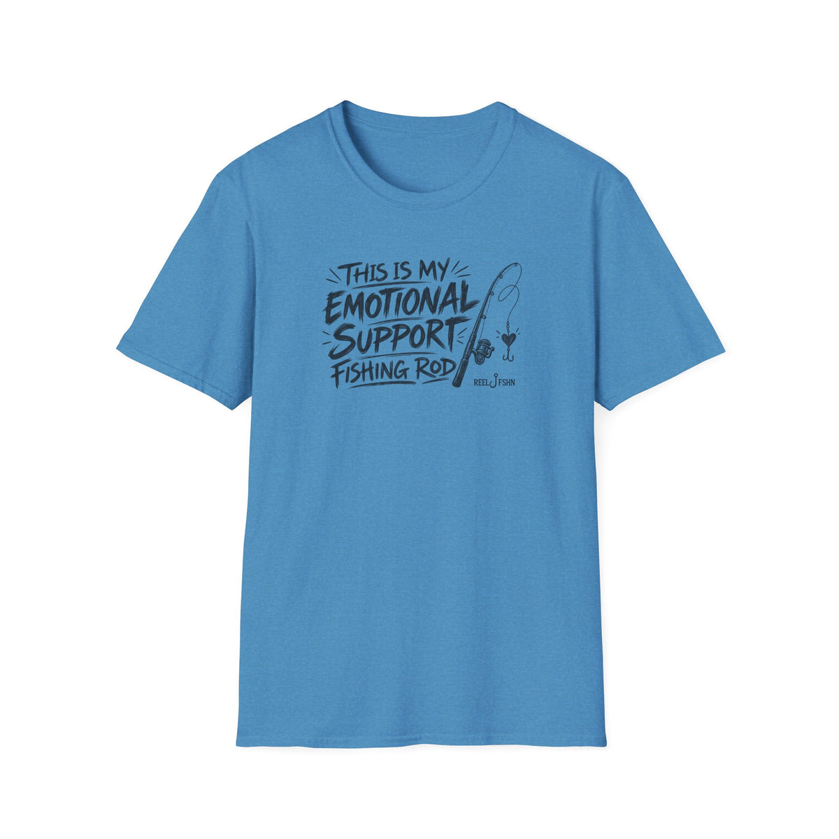 This Is My Emotional Support Fishing Rod T-Shirt