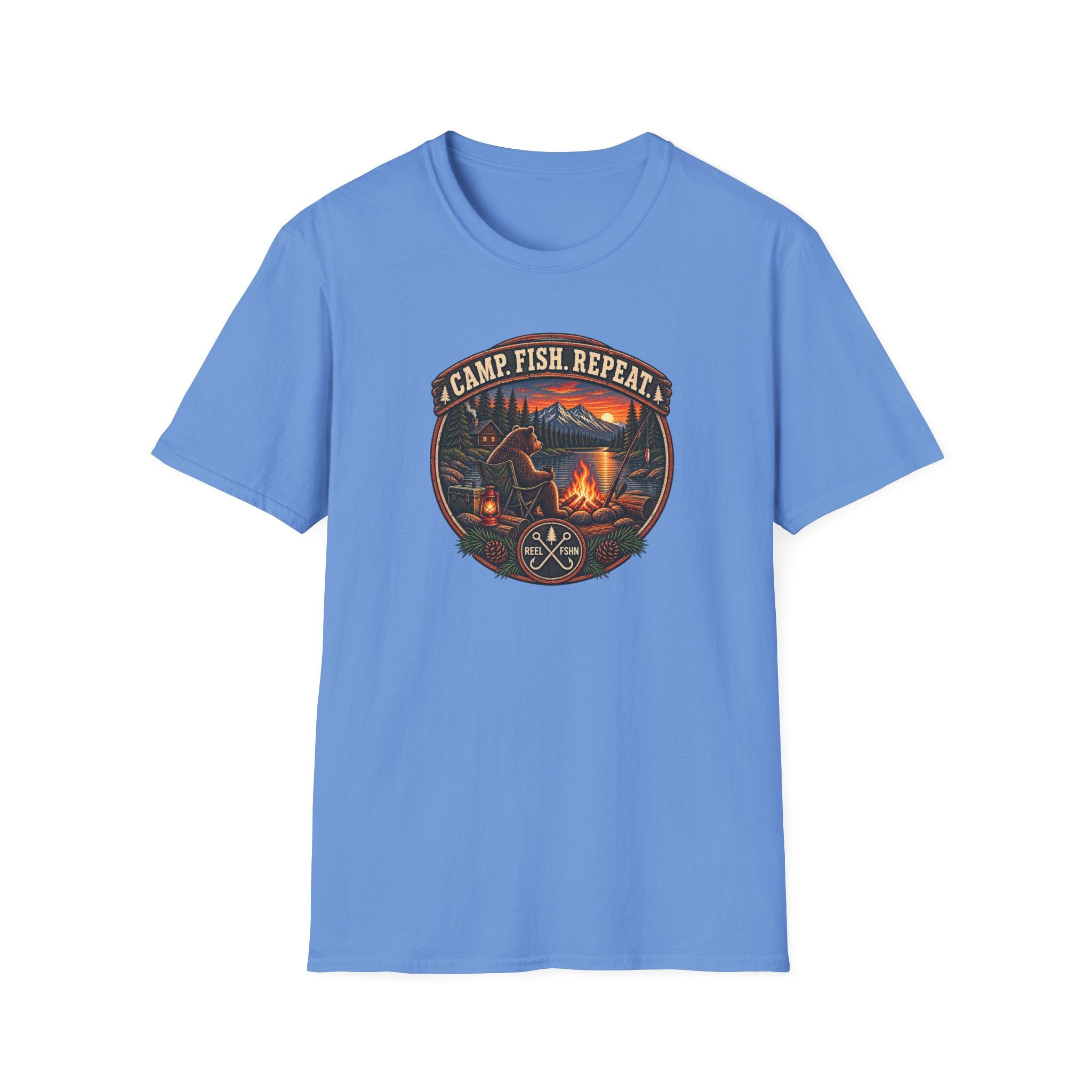 Camp Fish Repeat T-Shirt