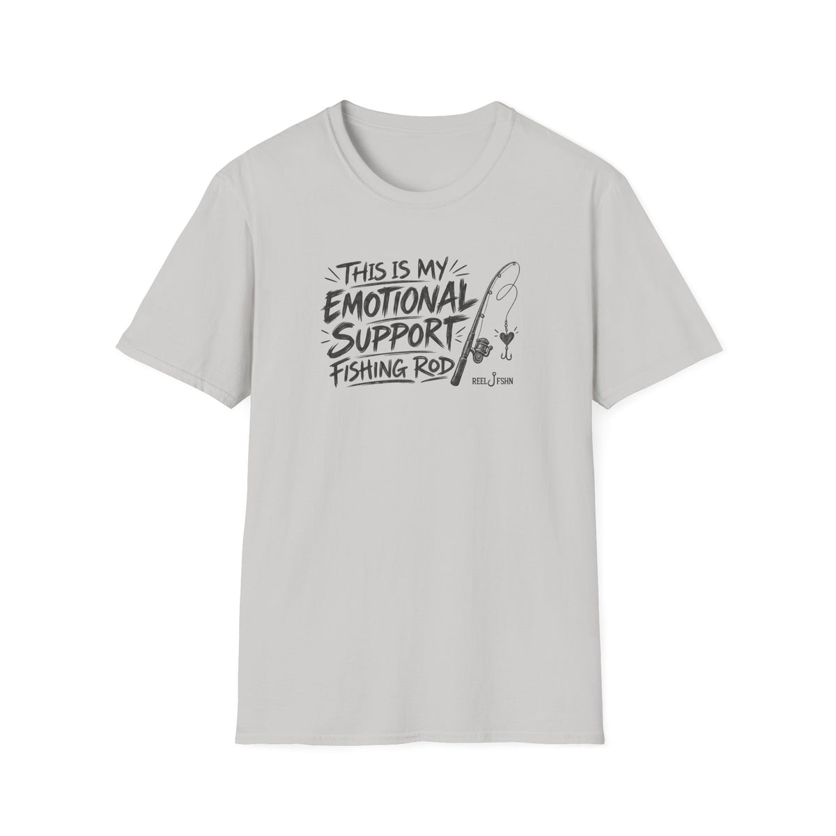 This Is My Emotional Support Fishing Rod T-Shirt