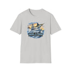 Fishing Boat with Marlin T-Shirt