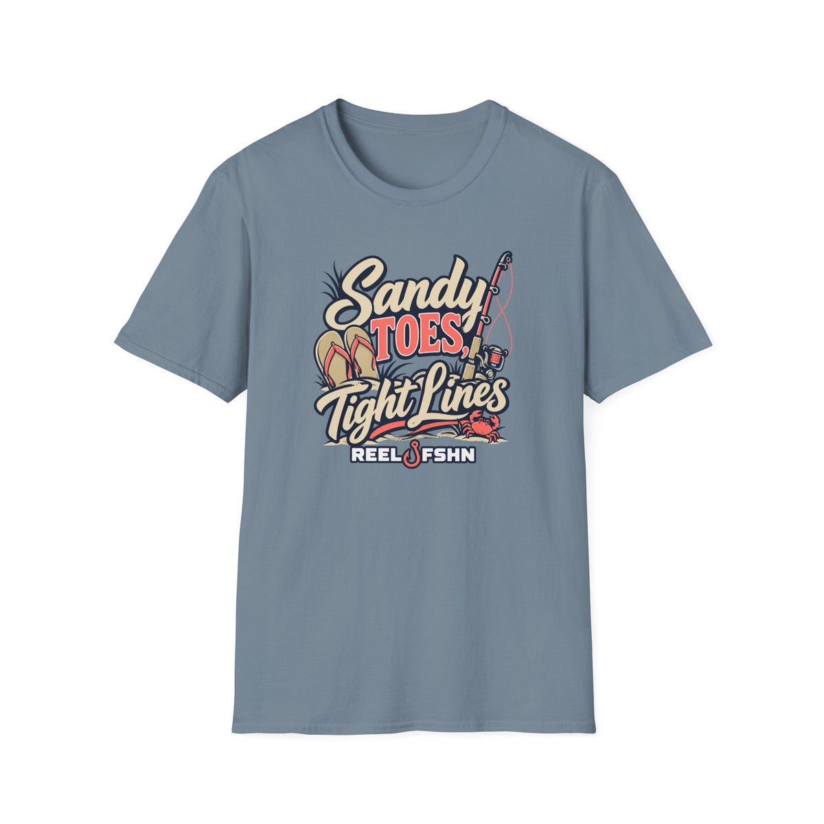 Sandy Toes Tight Lines T-Shirt