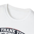 Thank You Veterans For Your Sacrifice T-Shirt