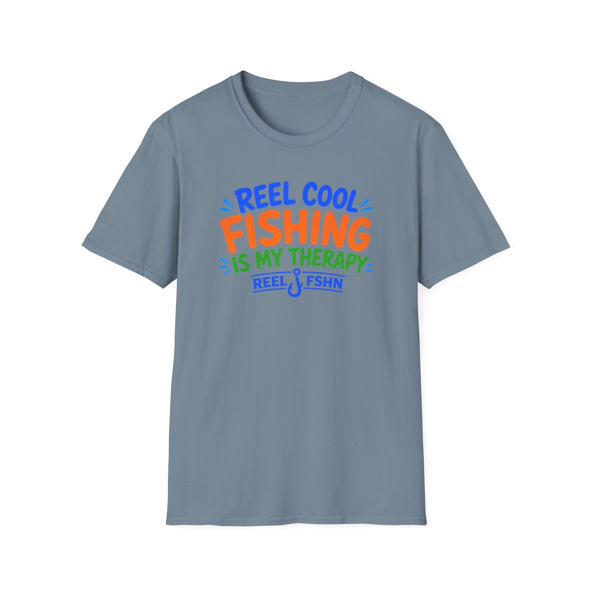 Reel Cool Fishing Is My Therapy  T-Shirt