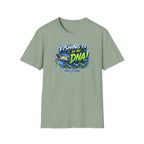 Fishing Is In My DNA with Yellowfin Tuna T-Shirt