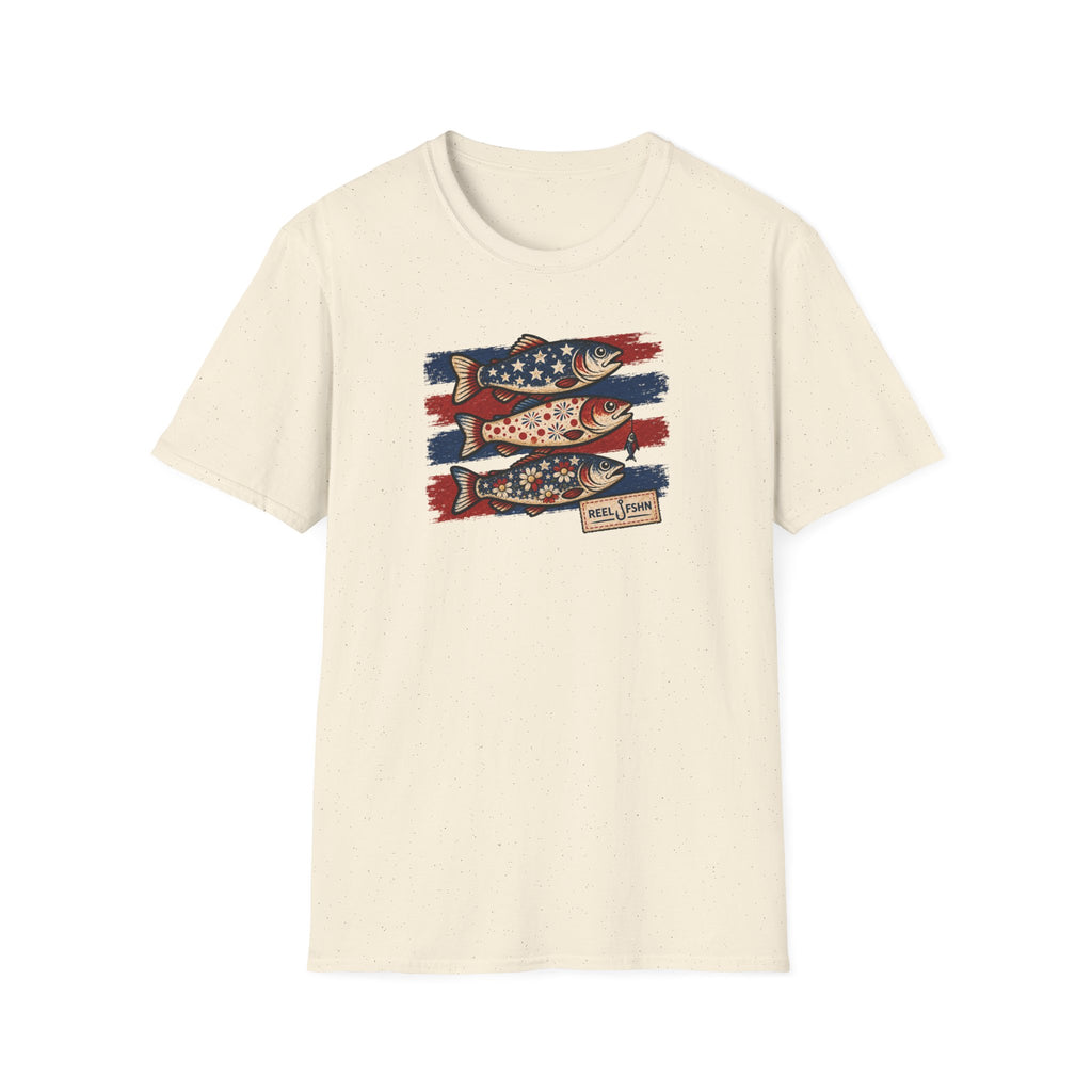 Flowery Fish & Stars T-Shirt