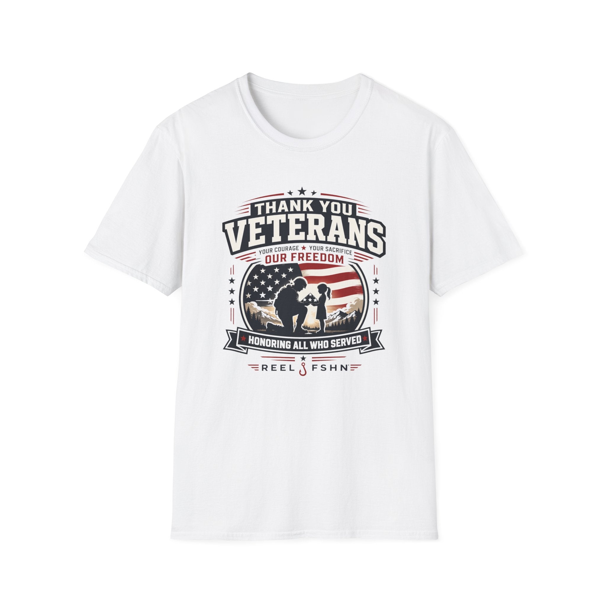 Thank You Veterans Honoring All Who Served T-Shirt