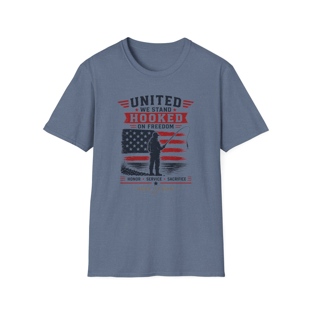 United We Stand Hooked On Freedom T-Shirt