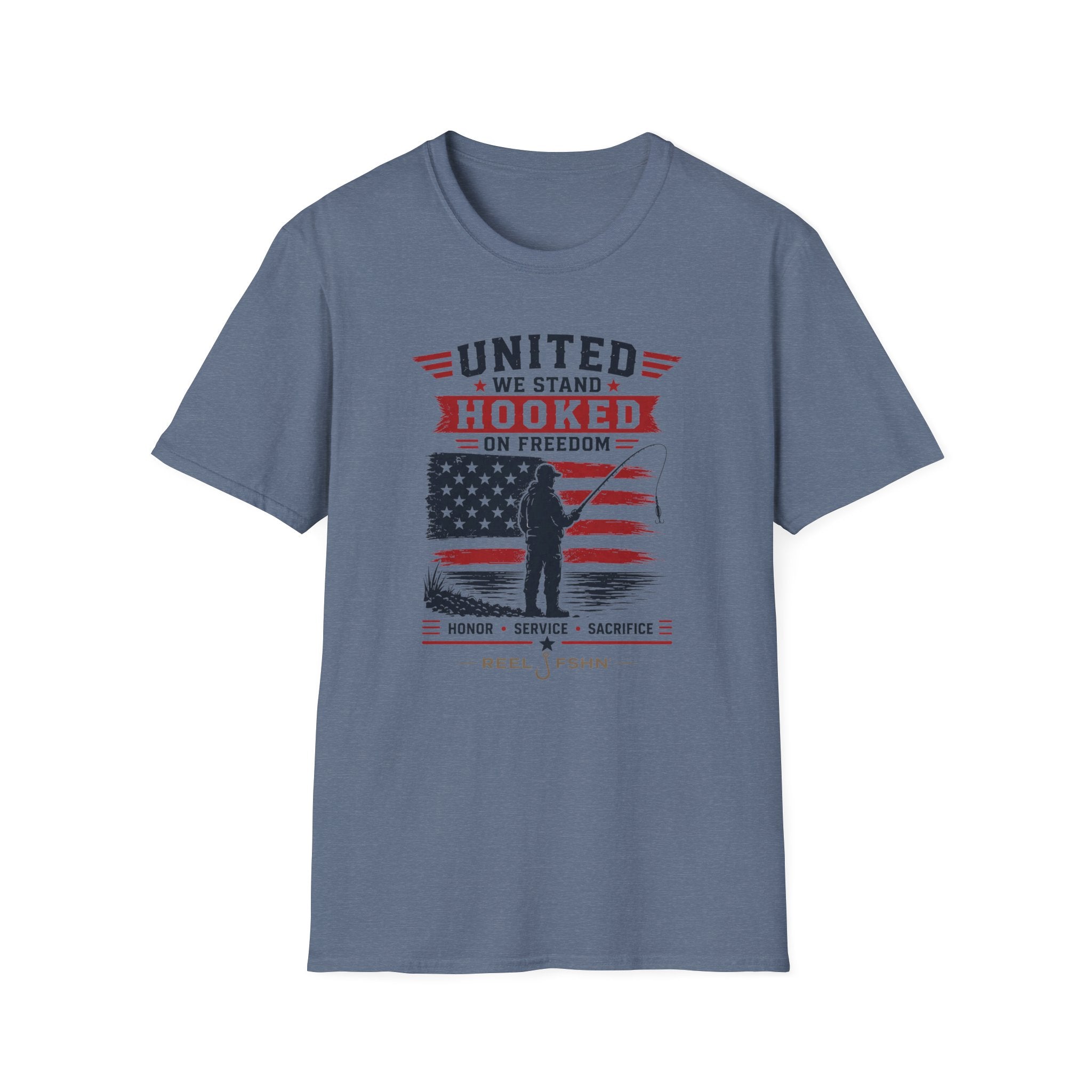 United We Stand Hooked On Freedom T-Shirt