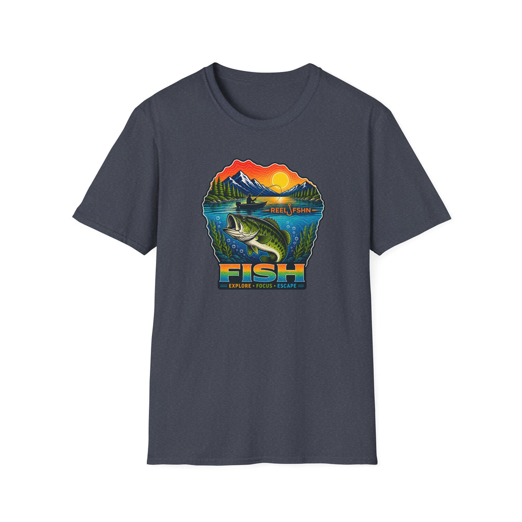 Fish Explore Focus Escape  T-Shirt