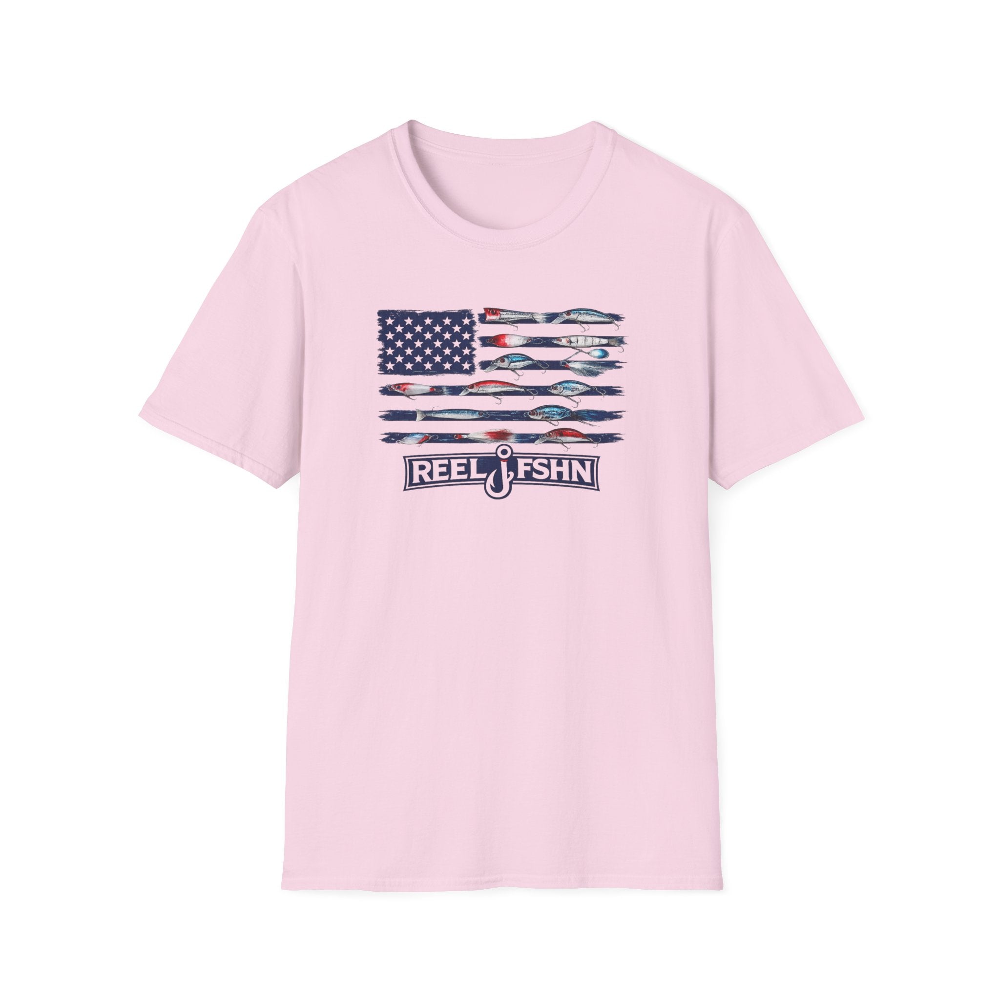 American Flag Lures T-Shirt