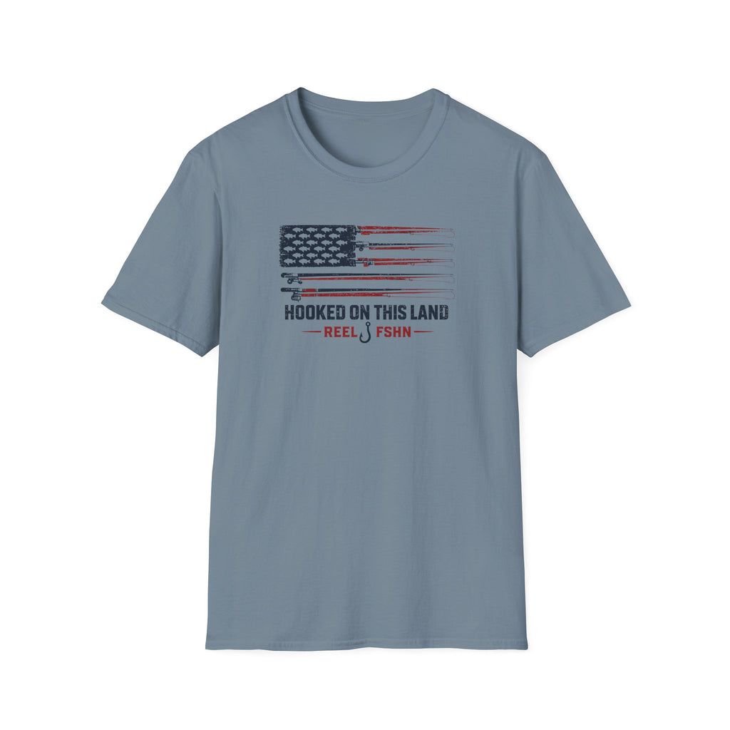 Hooked On This Land  T-Shirt
