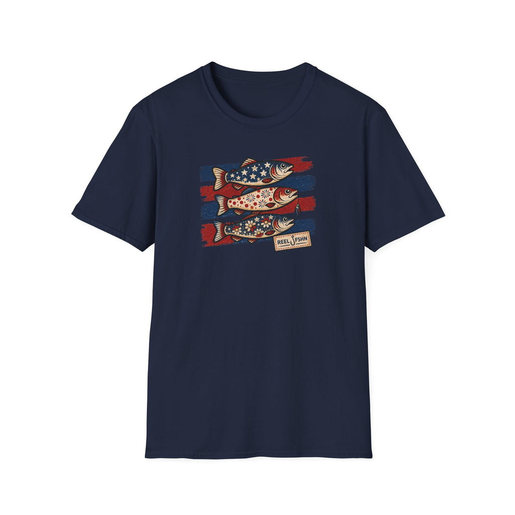Flowery Fish & Stars T-Shirt