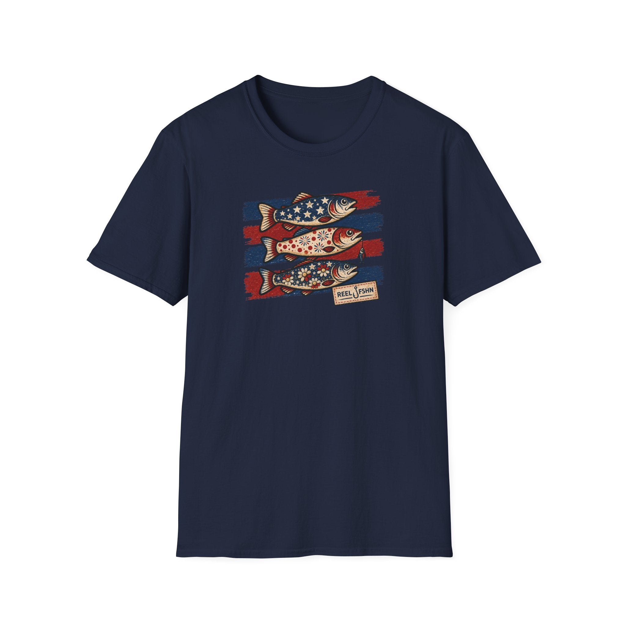Flowery Fish & Stars T-Shirt