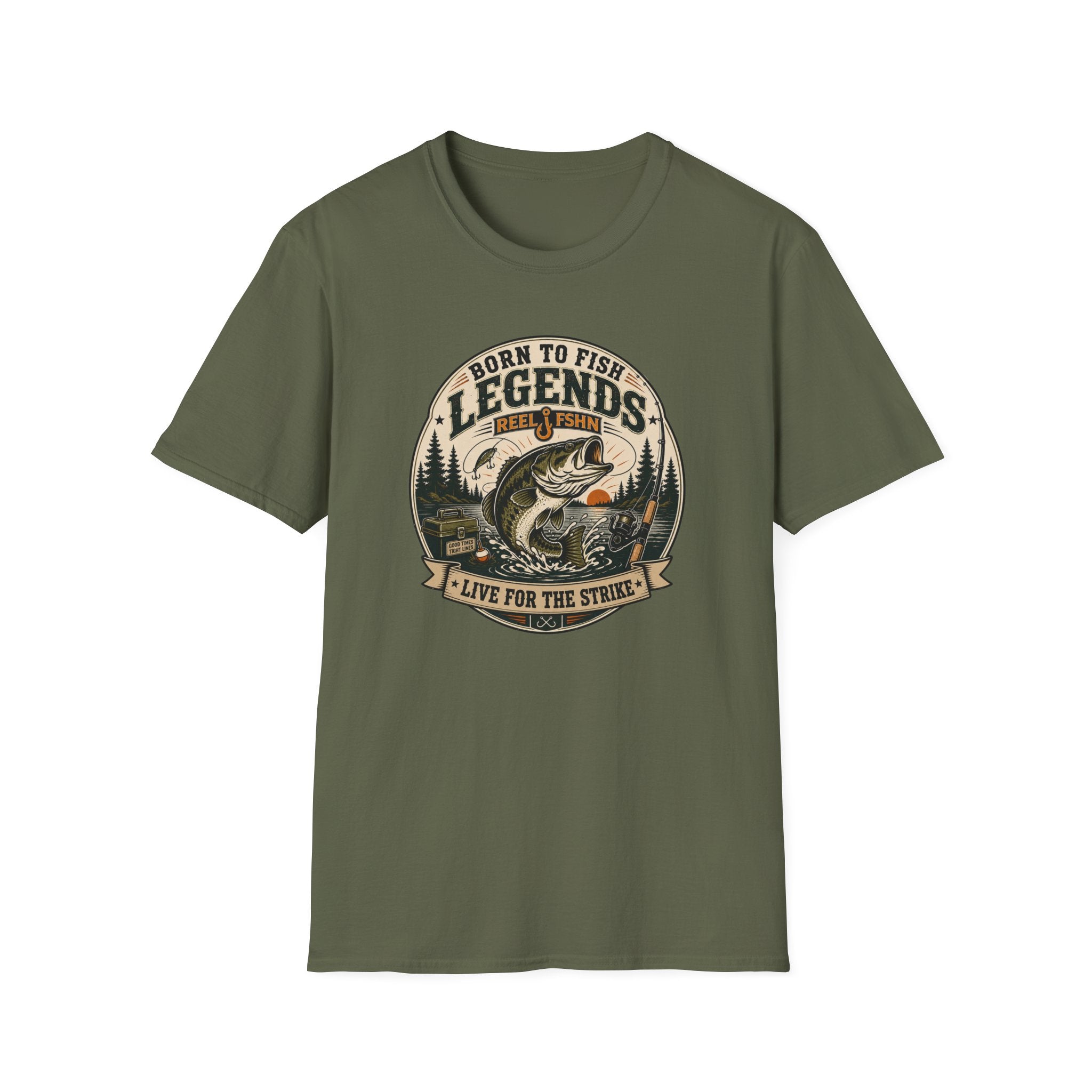 Born To Fish Legends T-Shirt