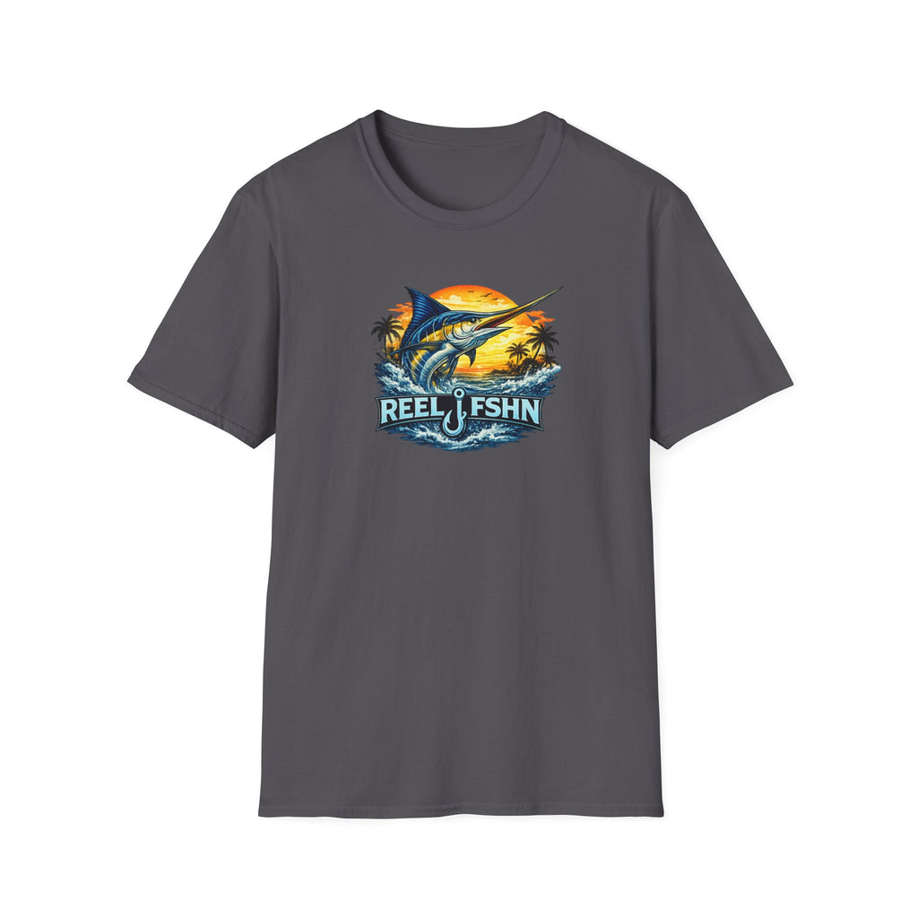 Marlin with REEL FSHN Logo T-Shirt