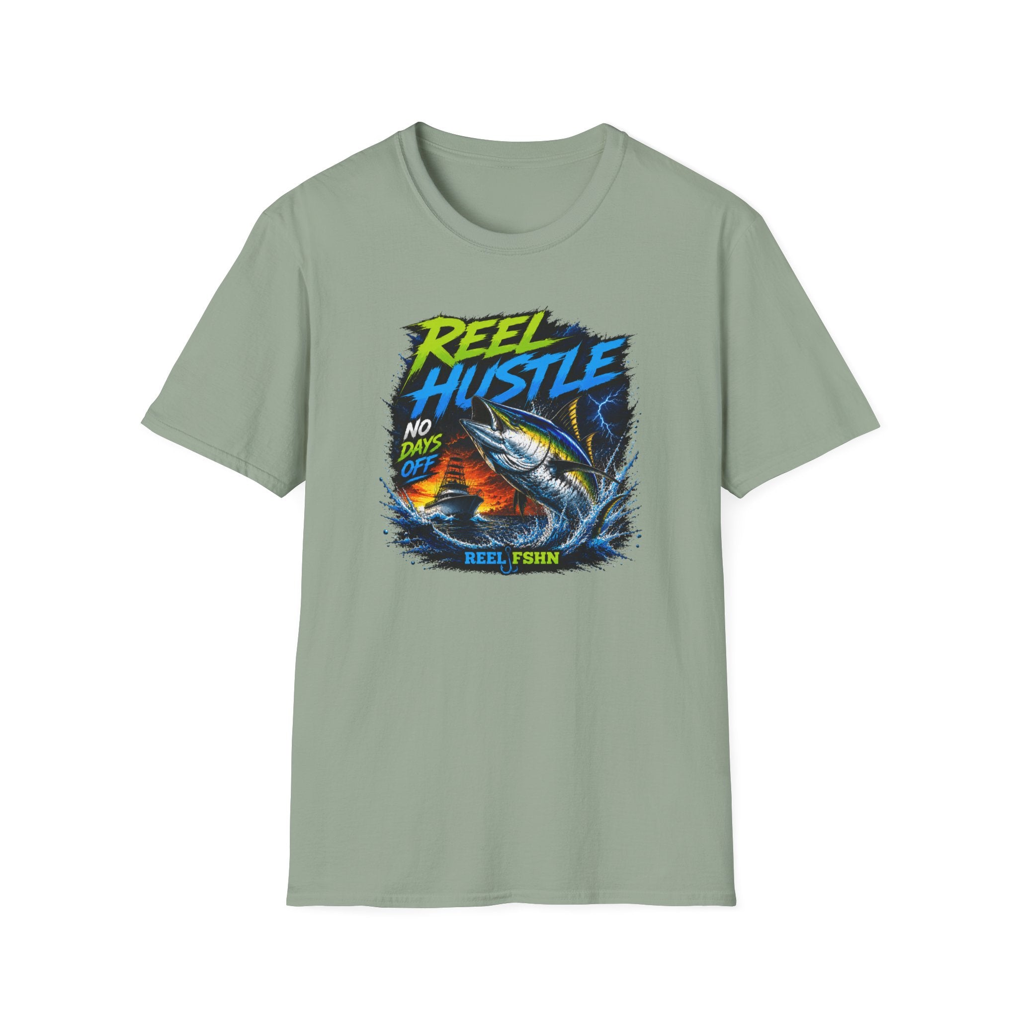 REEL Hustle No Days Off T-Shirt
