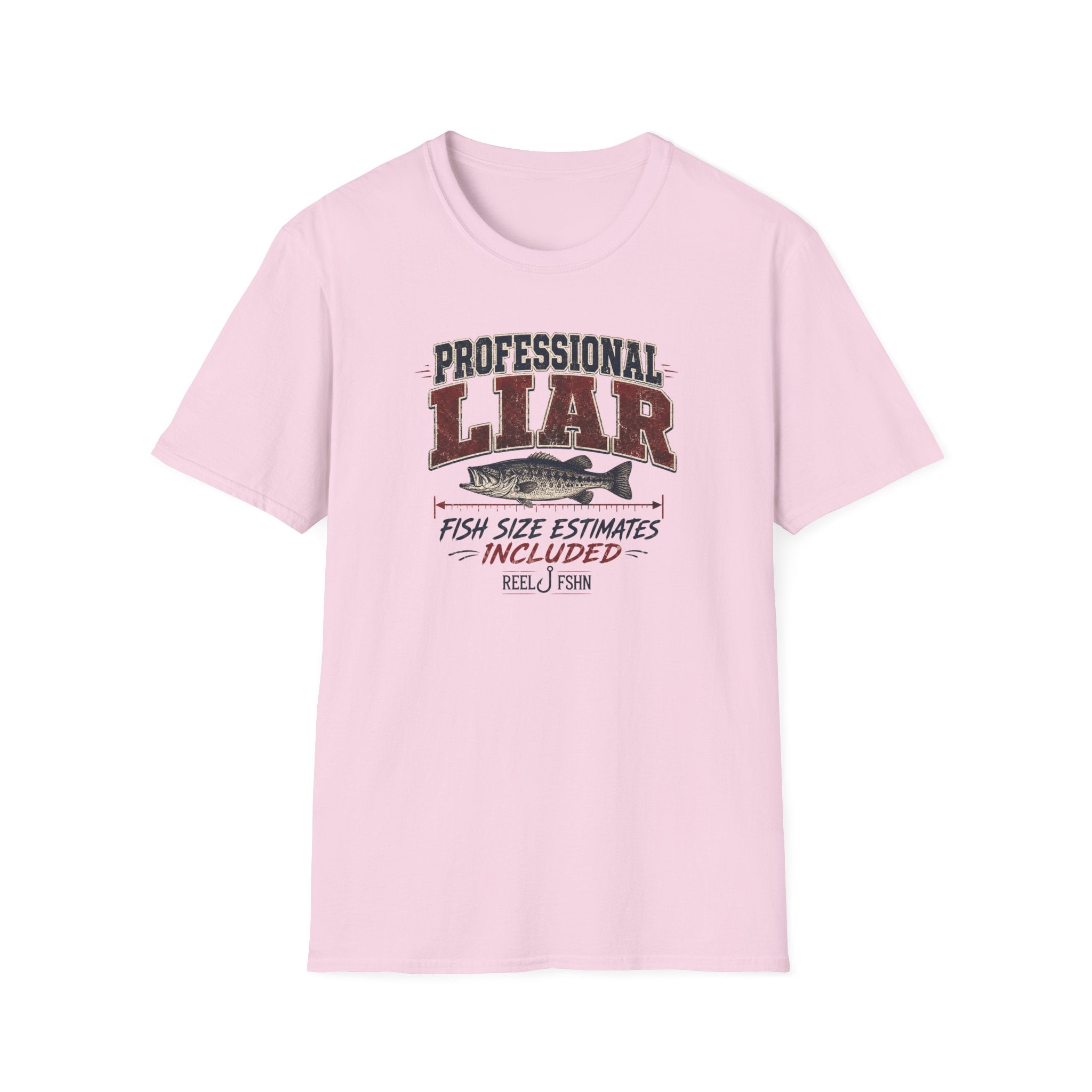 Professional Liar Fish Size Estimates Included T-Shirt