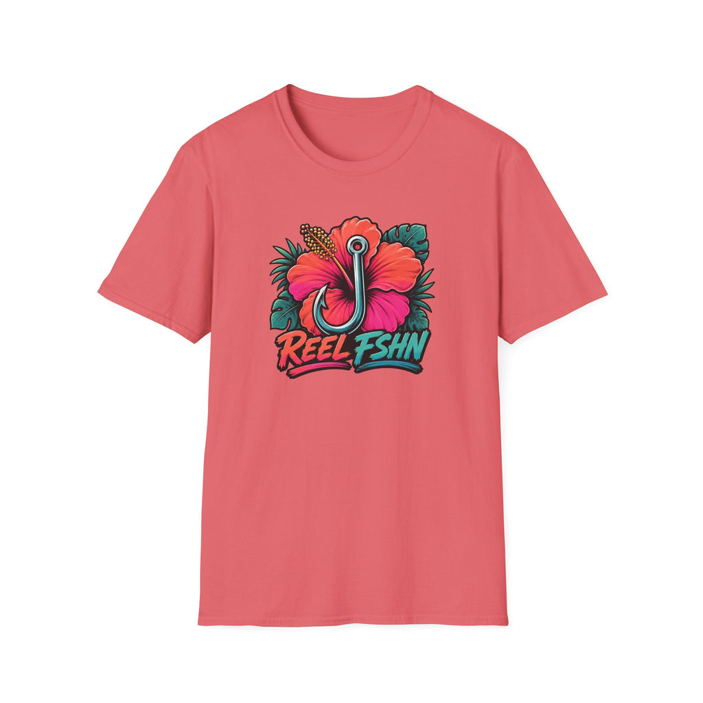 Hibiscus Hook Badge T-Shirt