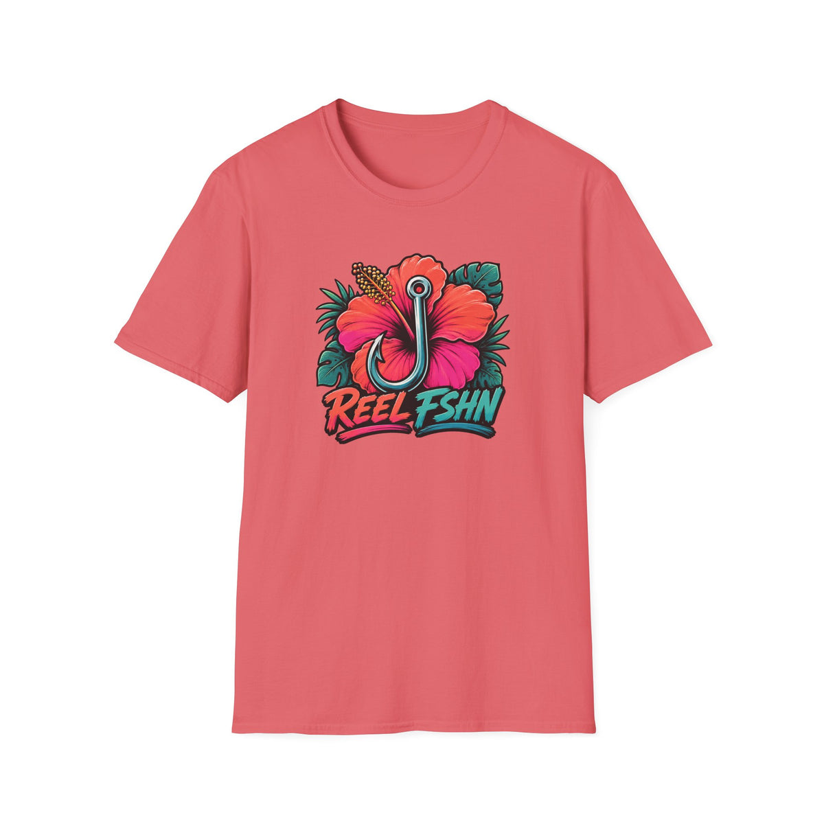Hibiscus Hook Badge T-Shirt