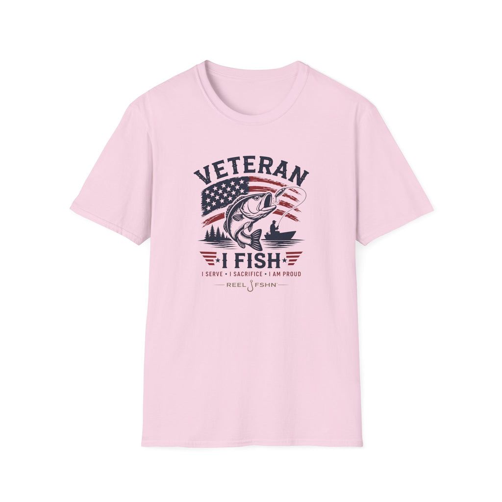 Veteran I Fish I Serve I Sacrifice I Am Proud T-Shirt