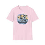 Fishing Boat with Marlin T-Shirt