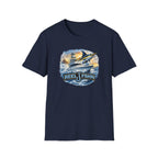 Fishing Boat with Marlin T-Shirt