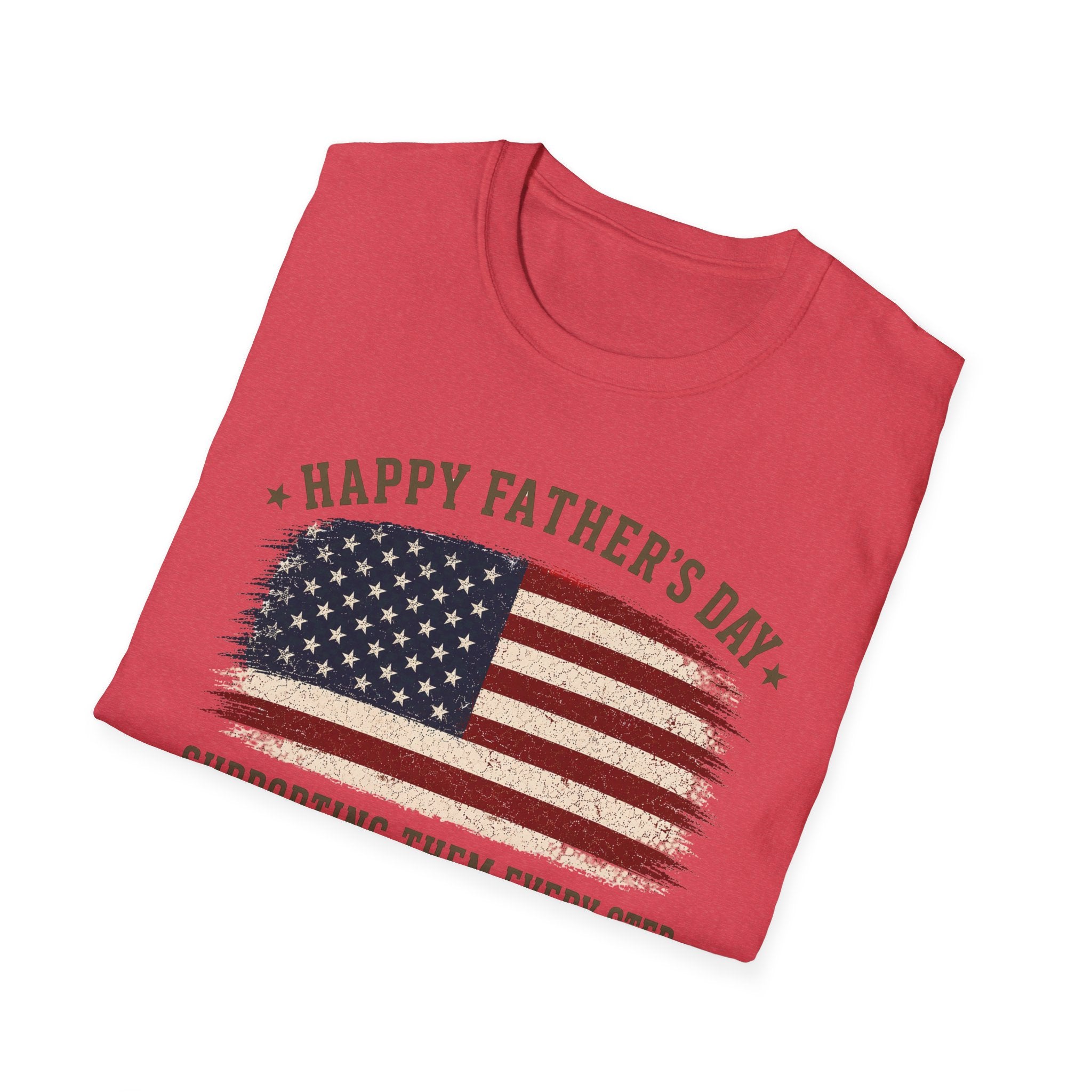 Happy Father's Day Supporting Them Every Step T-Shirt
