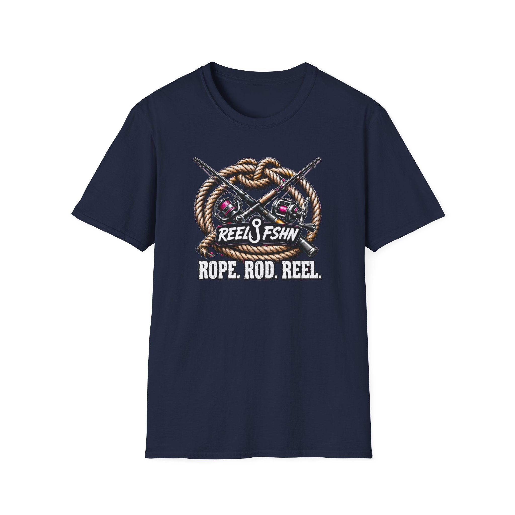Rope. Rod. Reel. T-Shirt