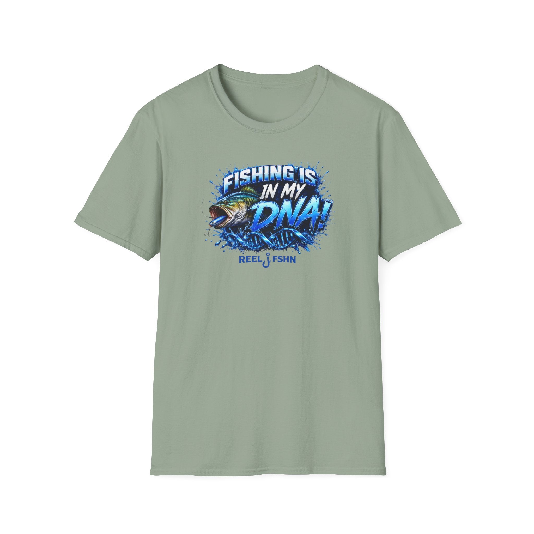 Fishing Is In My DNA with Bass T-Shirt