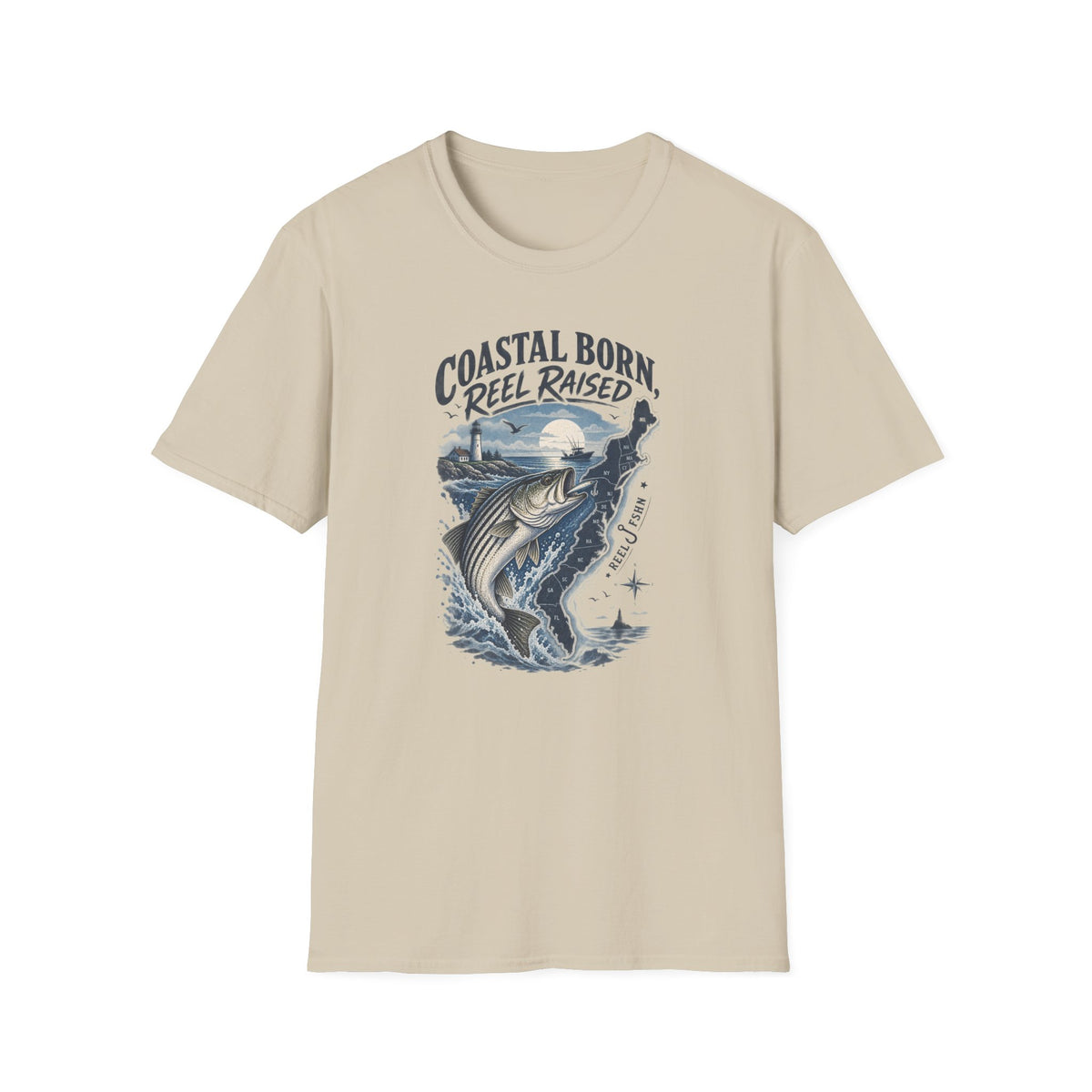 Coastal Born REEL Raised T-Shirt