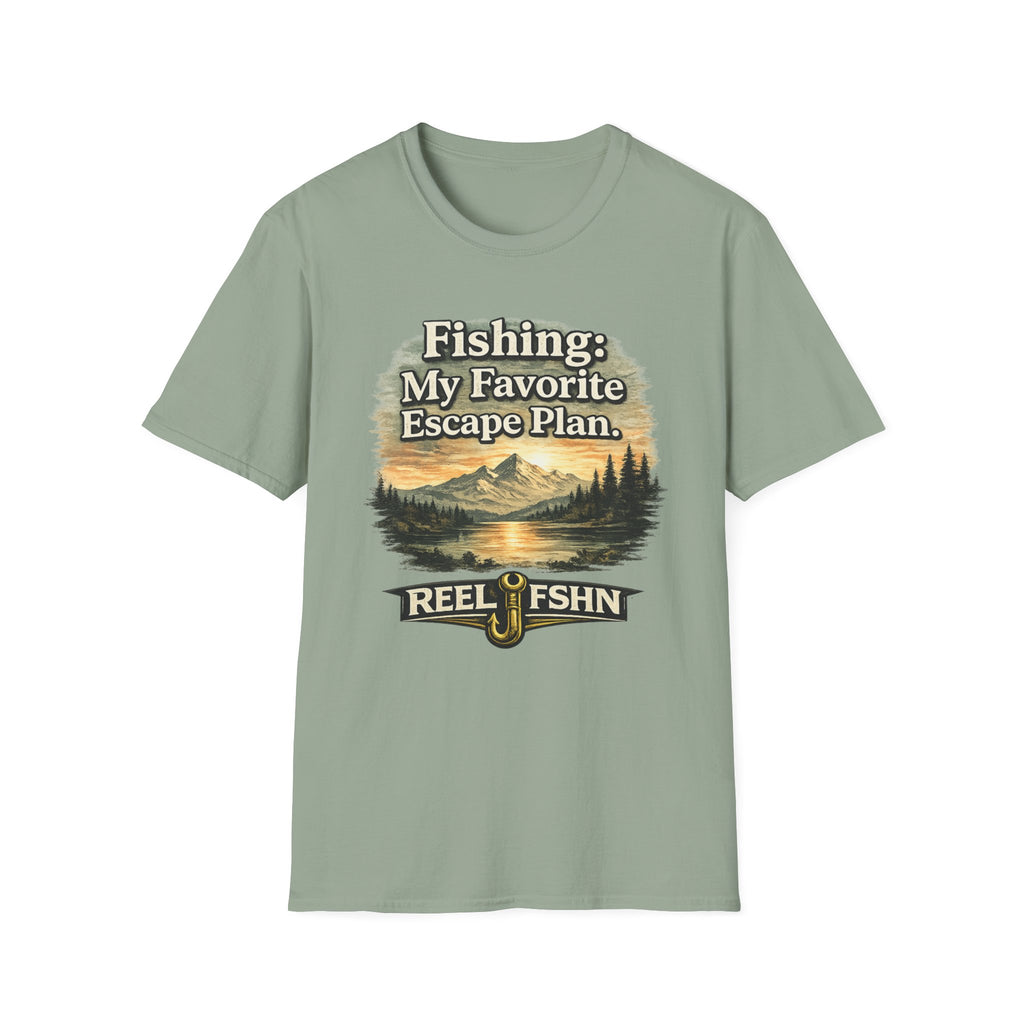 Fishing: My Favorite Escape Plan T-Shirt