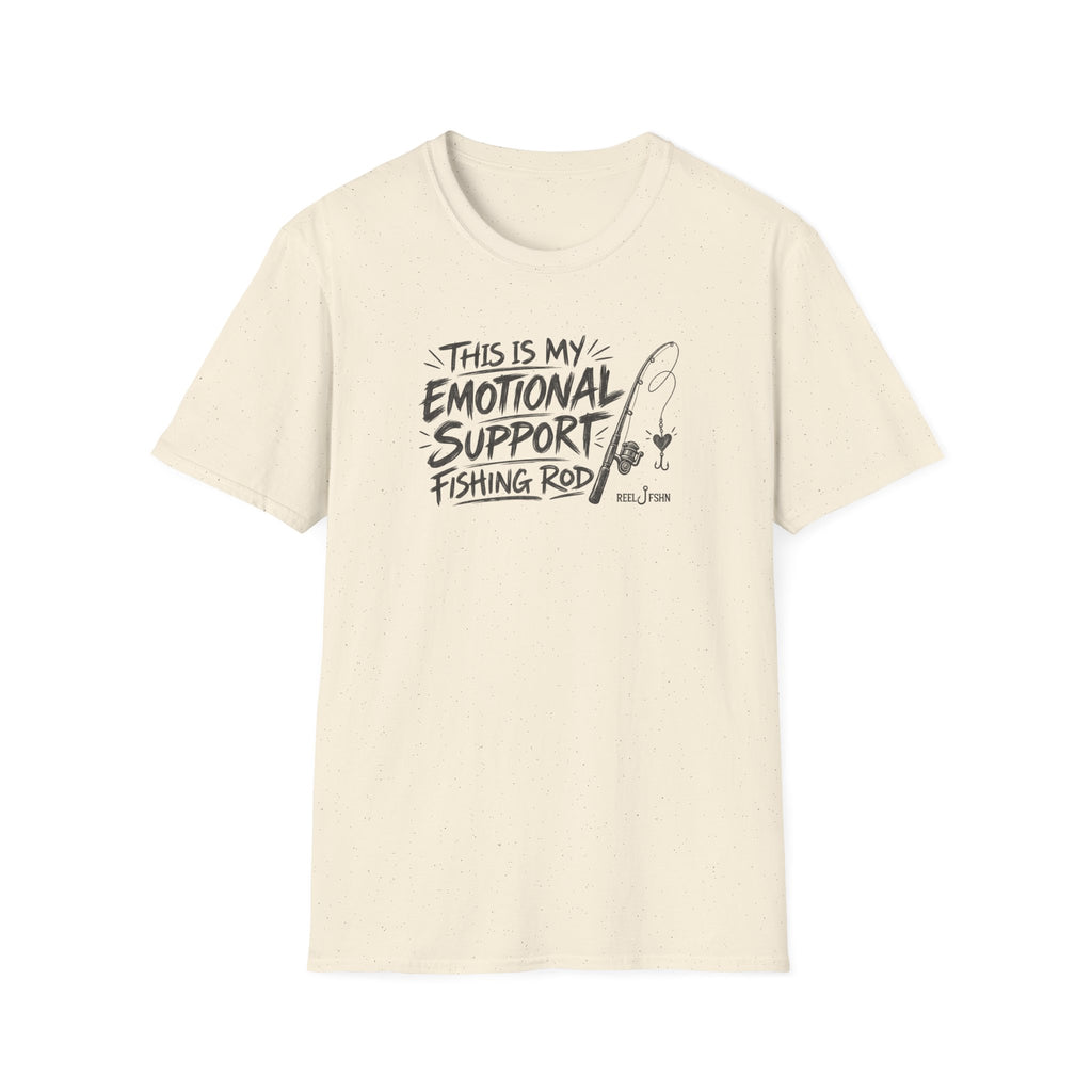 This Is My Emotional Support Fishing Rod T-Shirt