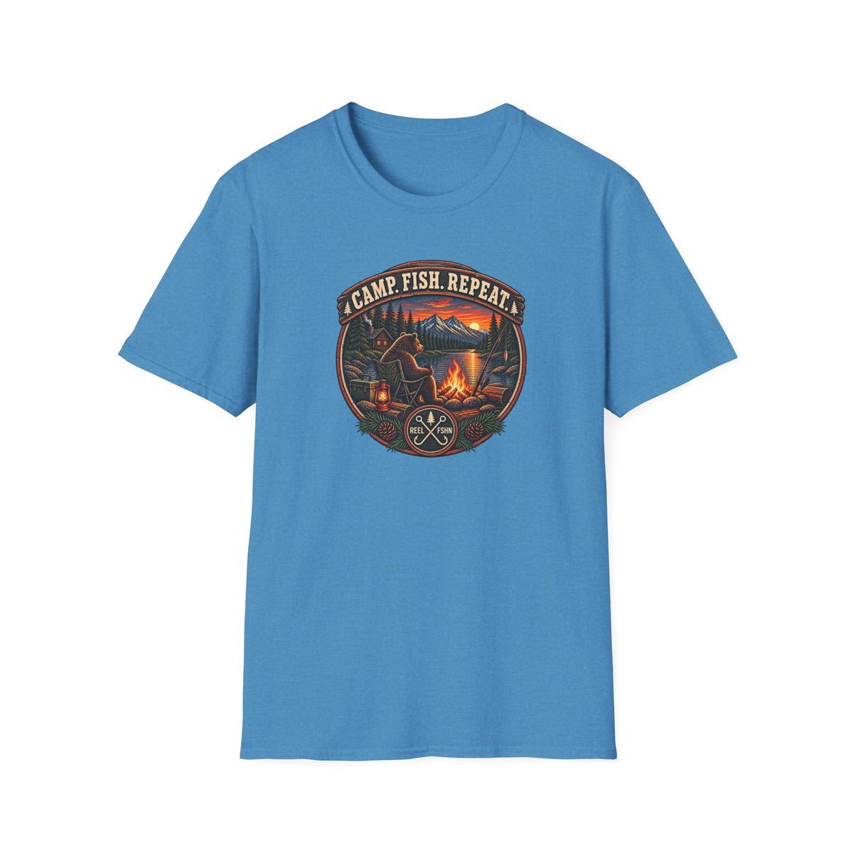 Camp Fish Repeat T-Shirt