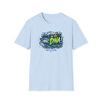 Fishing Is In My DNA with Yellowfin Tuna T-Shirt