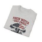 Their Watch Has Ended Our Freedom Continues T-Shirt