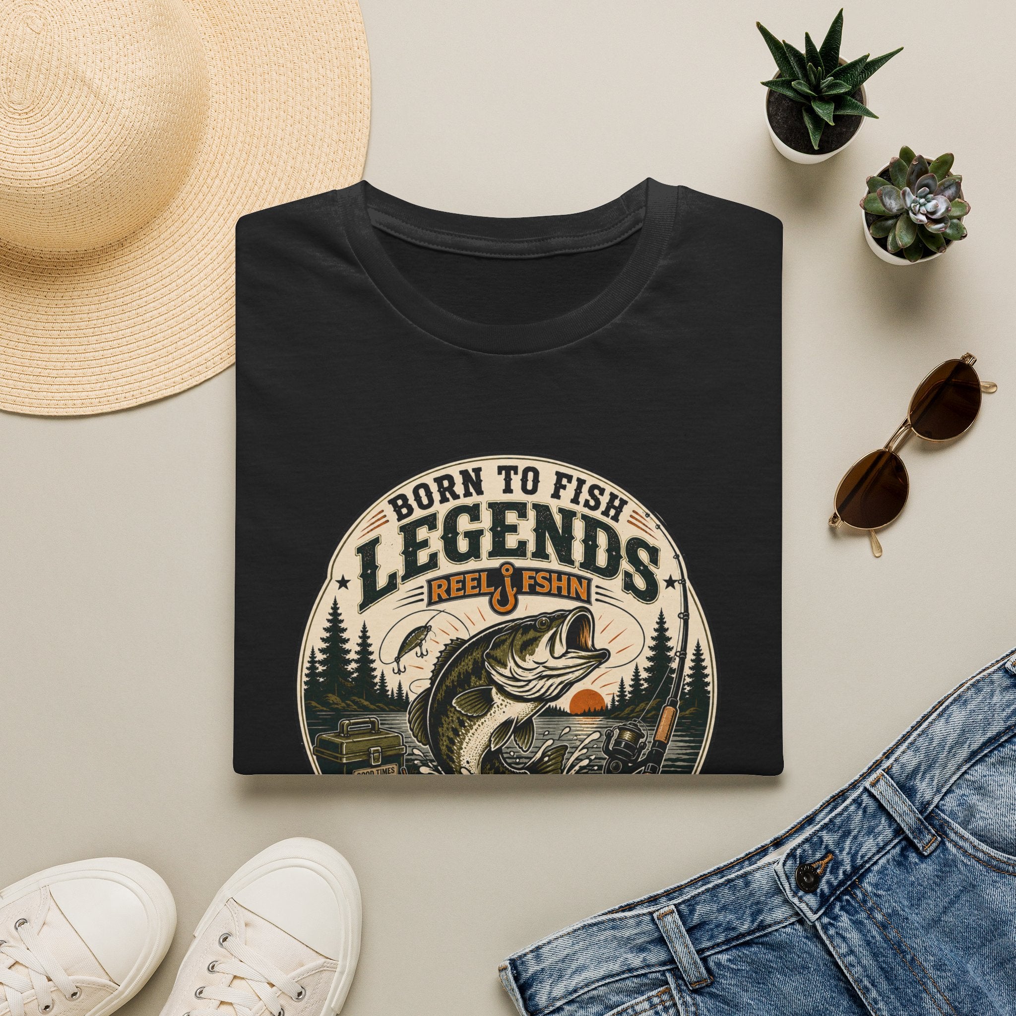 Born To Fish Legends T-Shirt