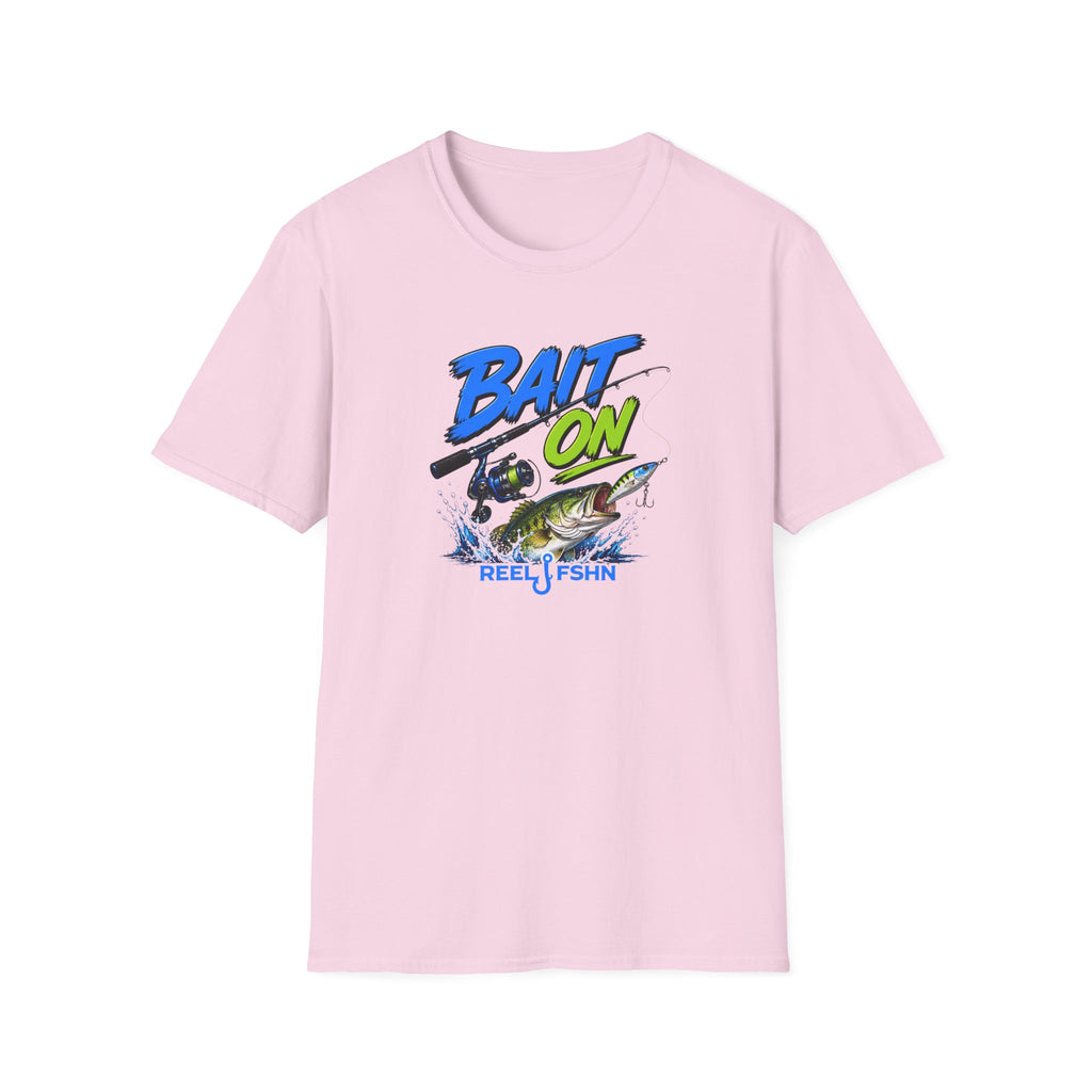 Bait On with Rod & Reel  T-Shirt