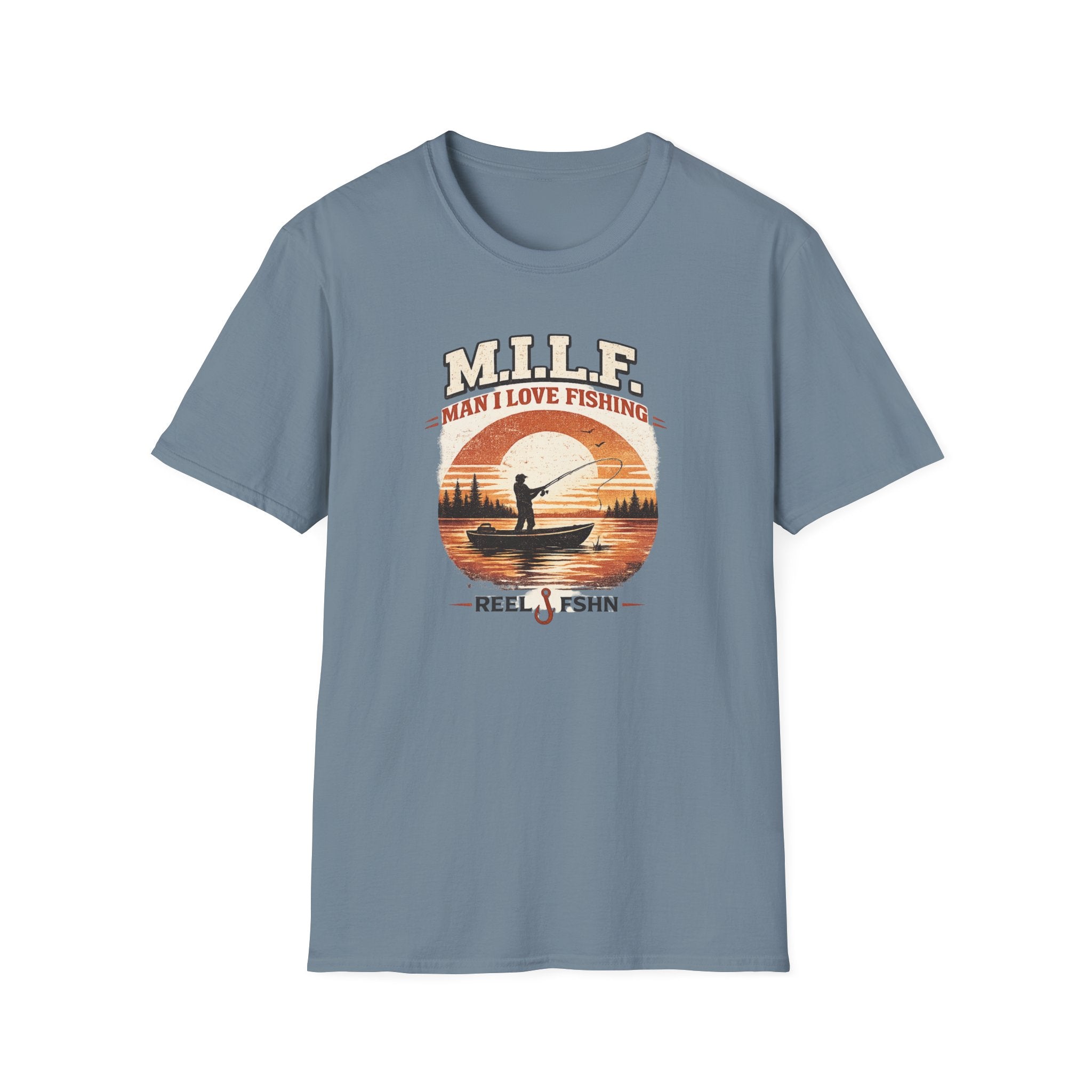 M. I. L. F. Man I Love Fishing T-Shirt