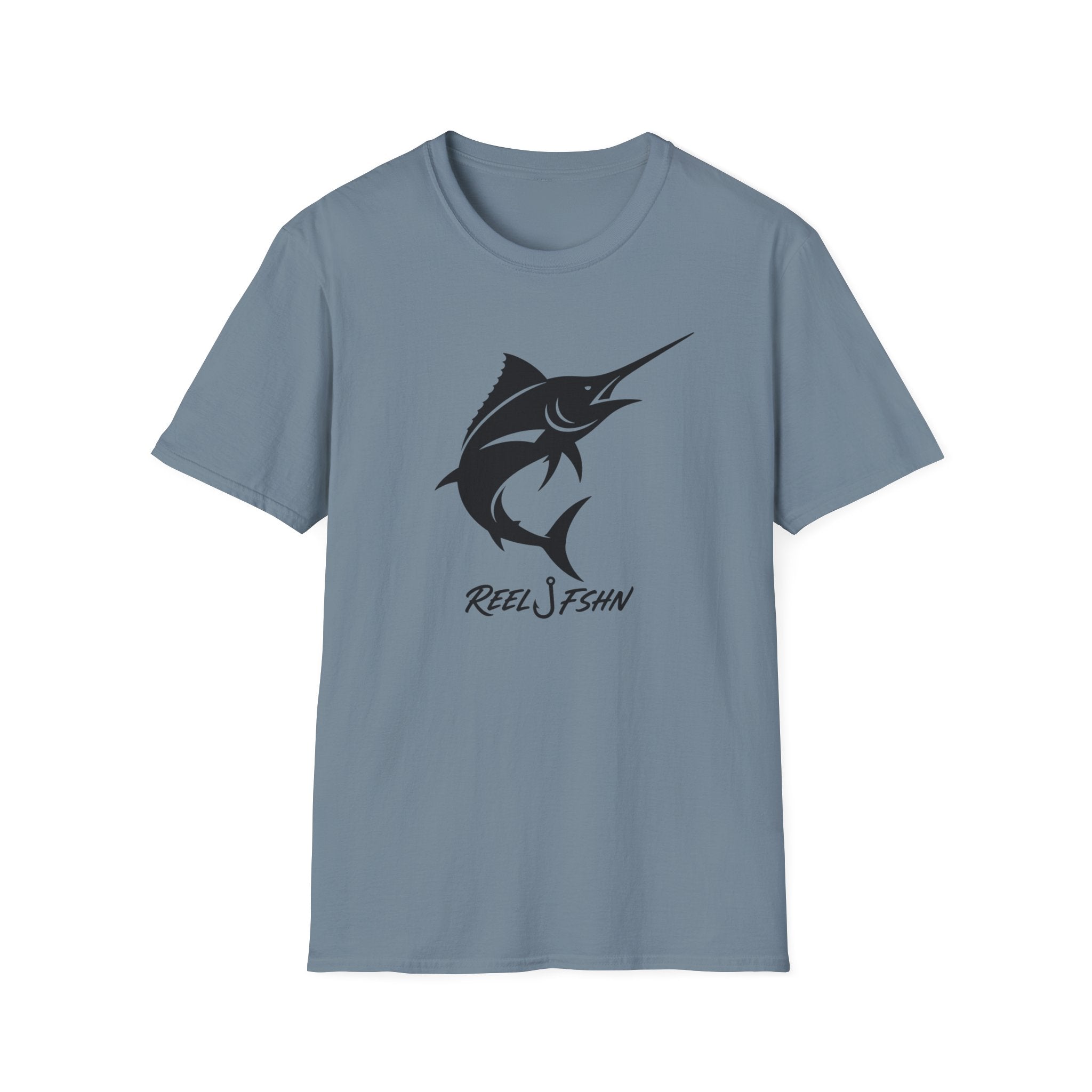 Marlin with REEL FSHN Logo T-Shirt
