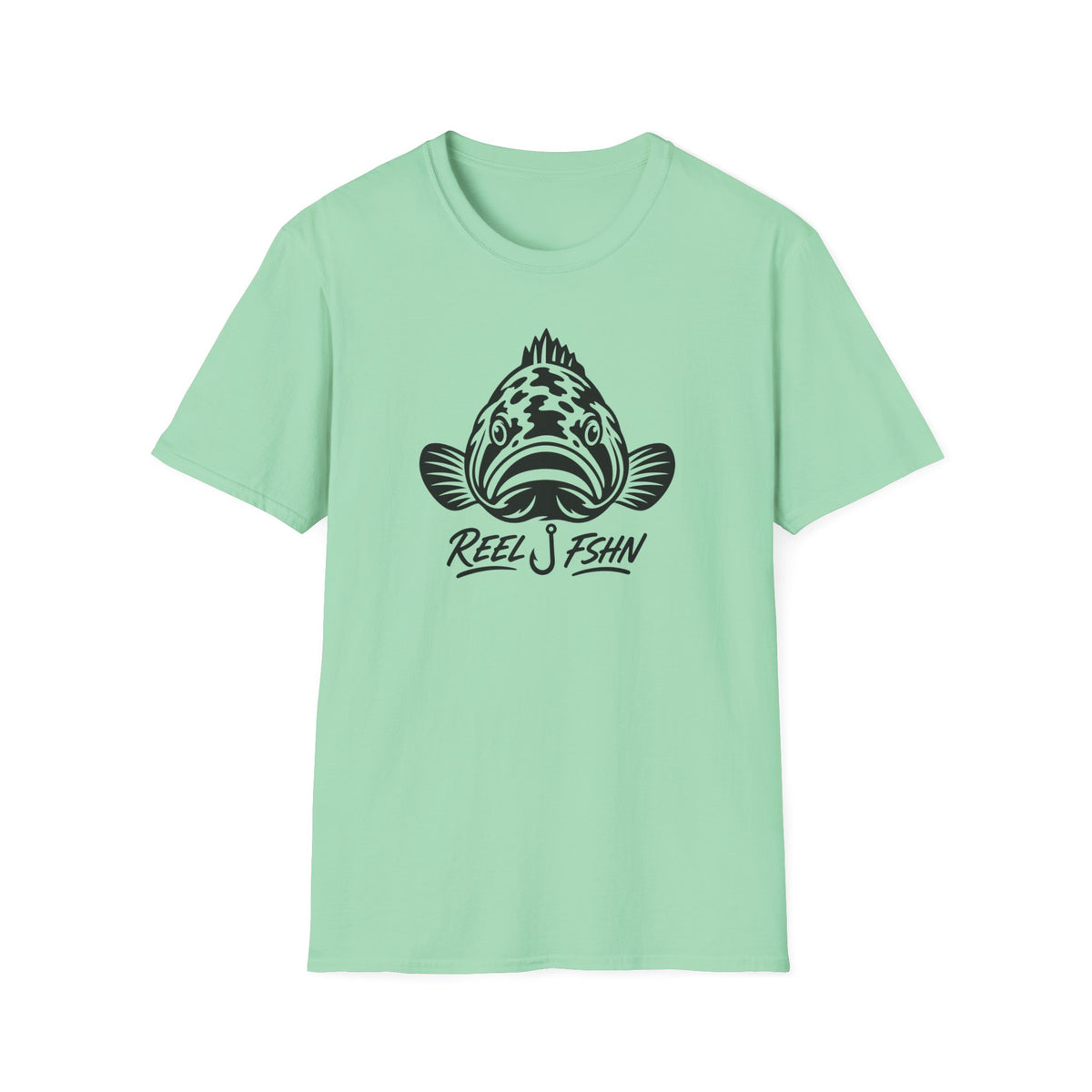 Grouper Face Decal T-Shirt