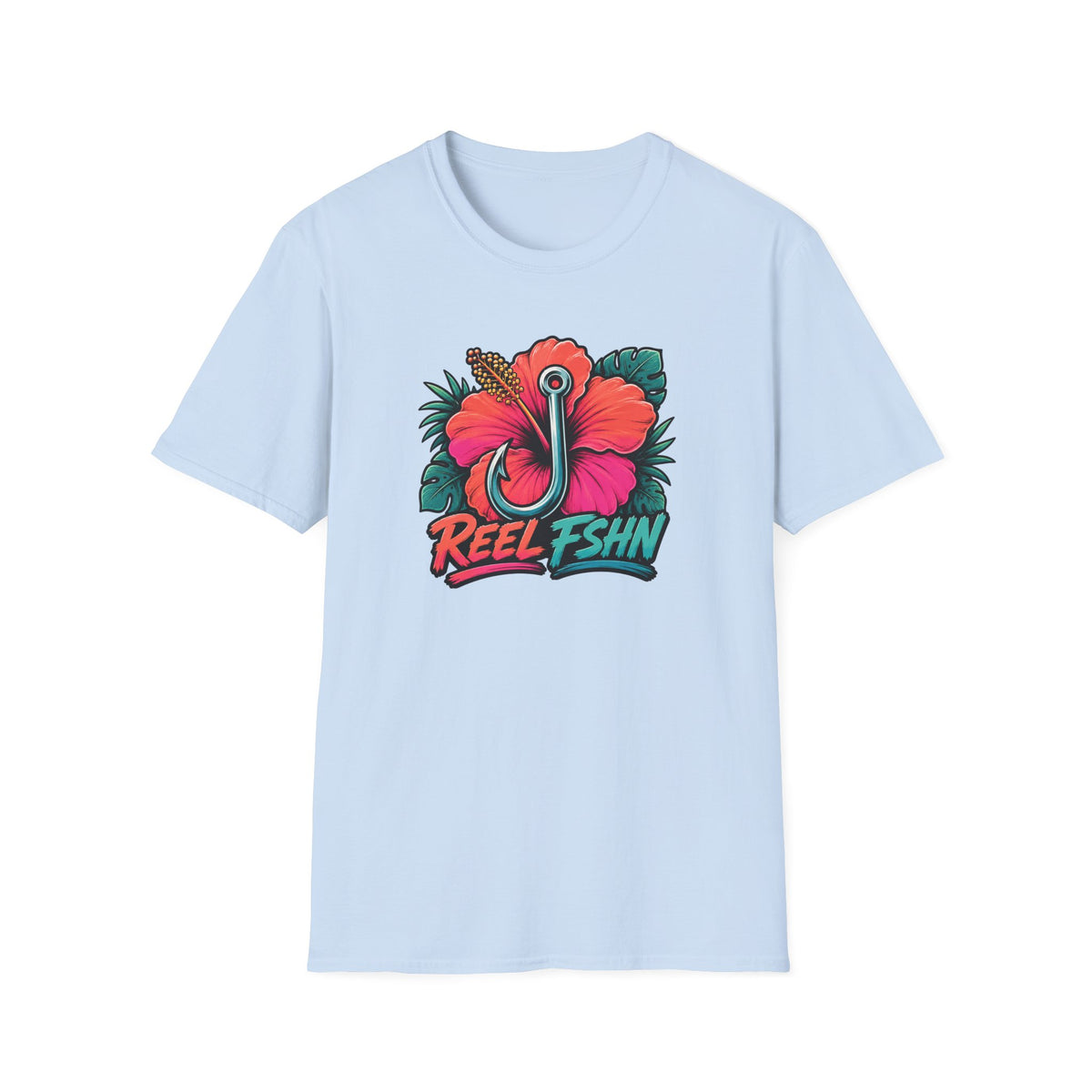 Hibiscus Hook Badge T-Shirt
