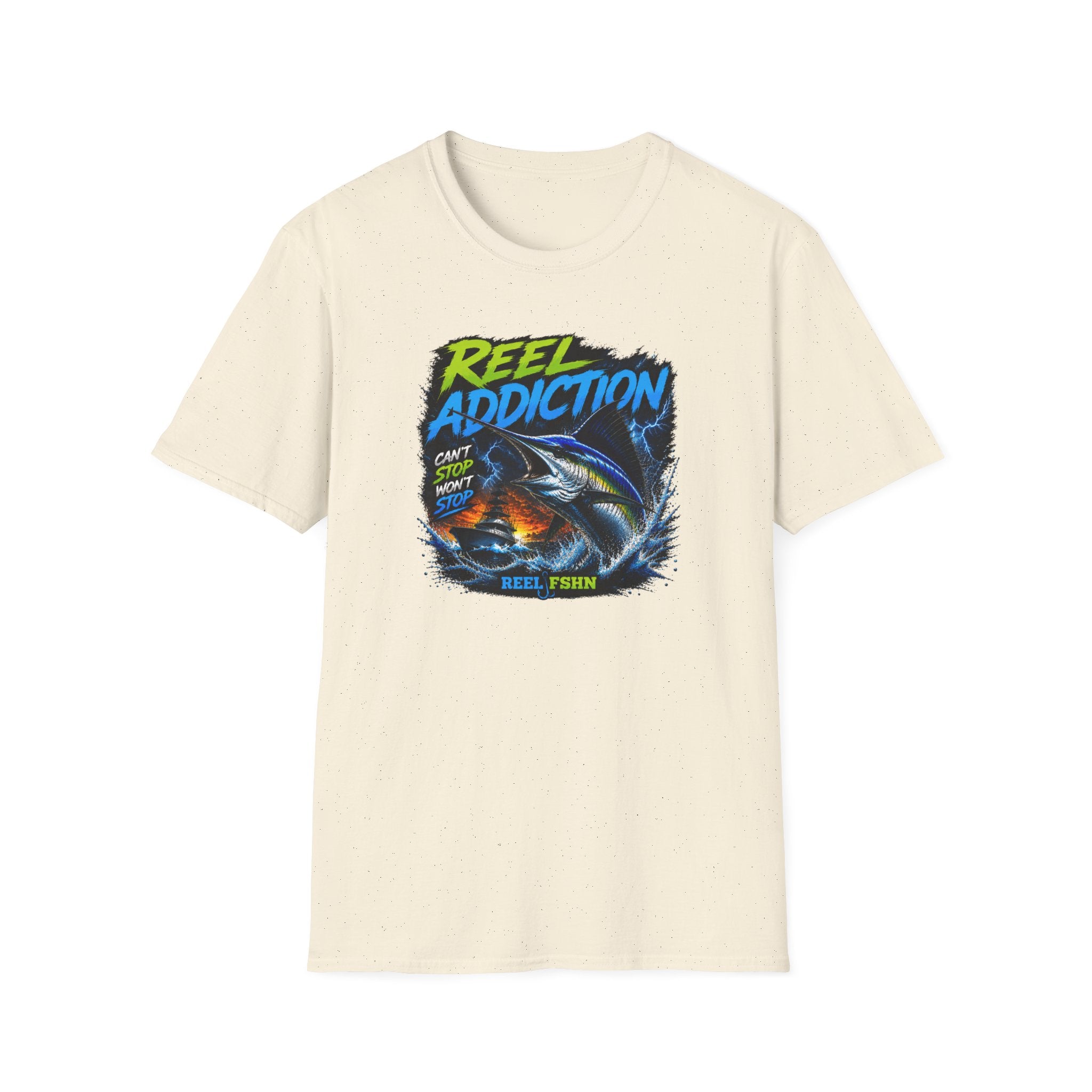 REEL Addiction Can't Stop Won't Stop T-Shirt