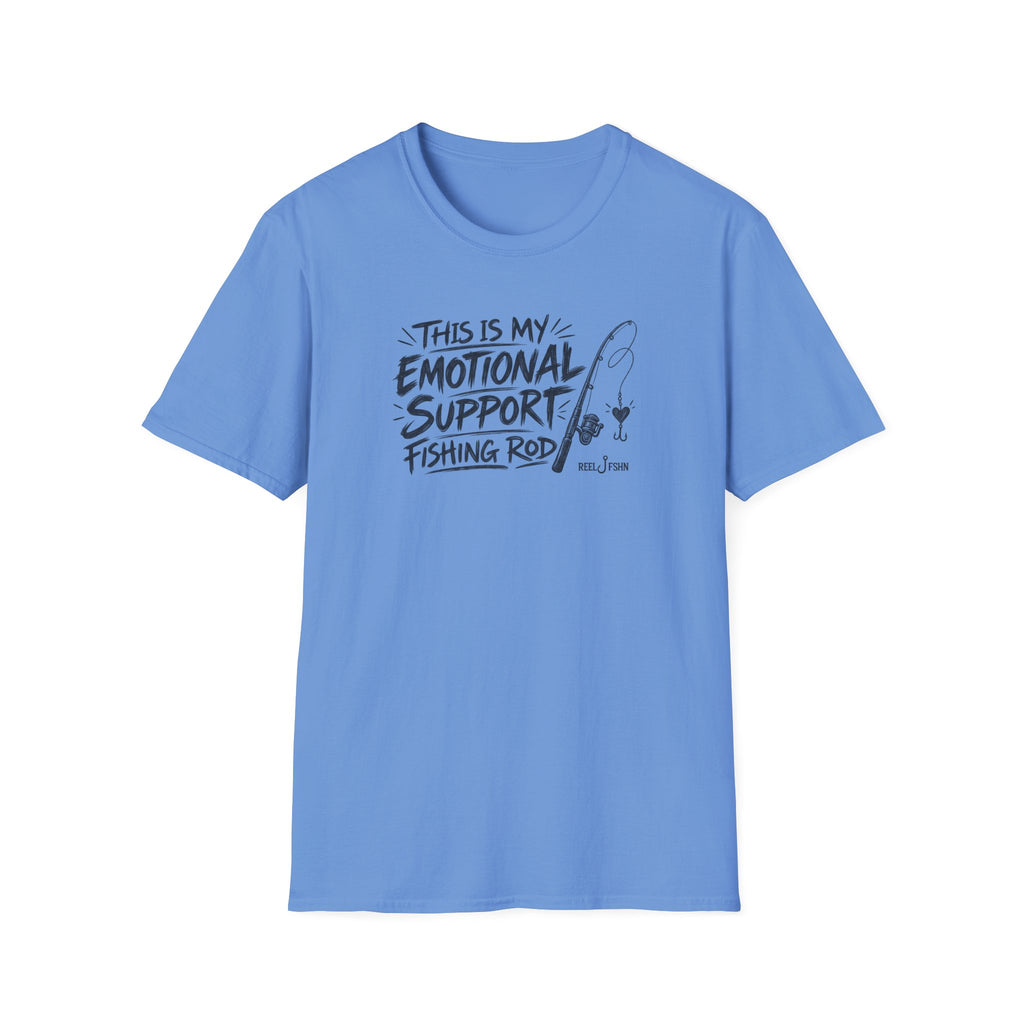 This Is My Emotional Support Fishing Rod T-Shirt
