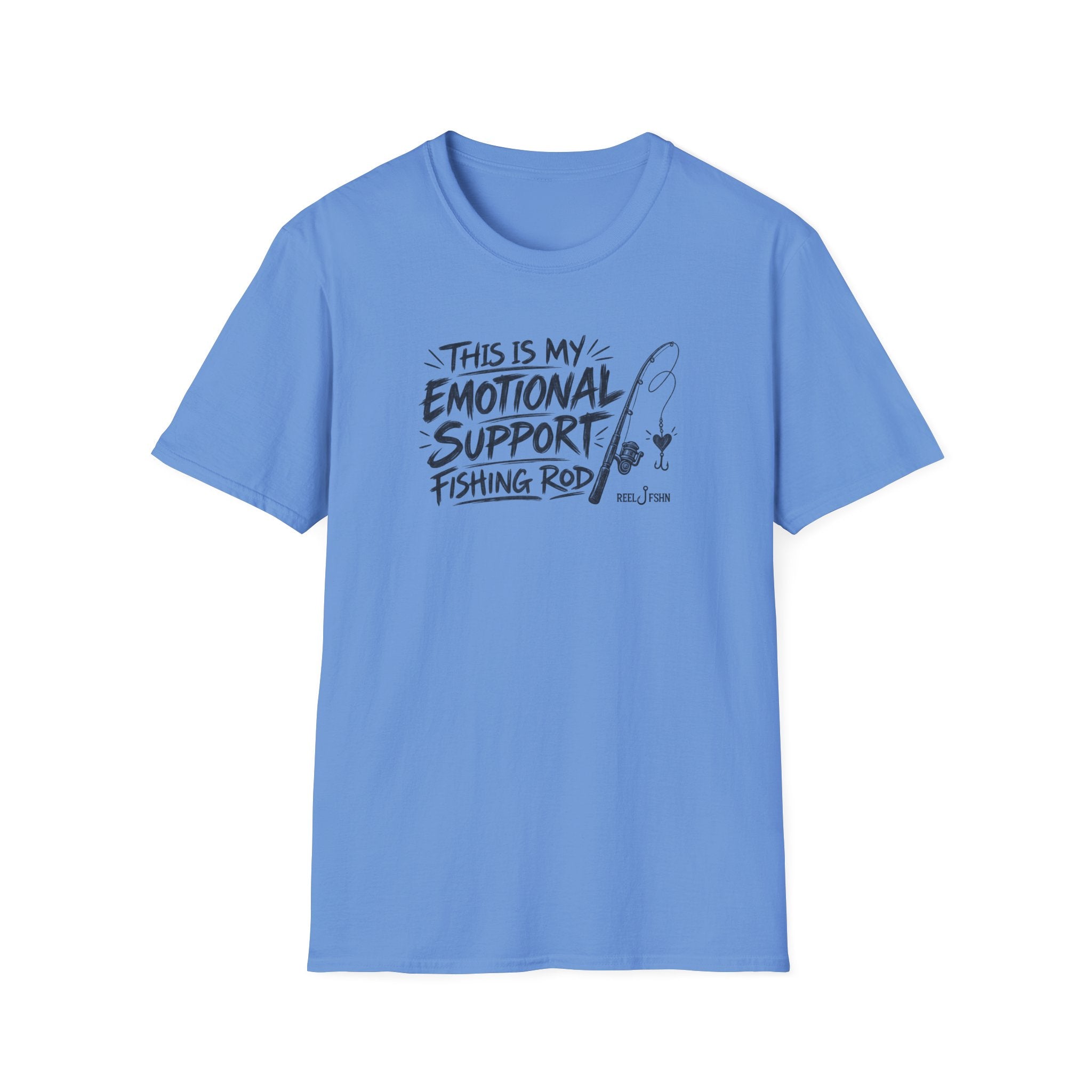 This Is My Emotional Support Fishing Rod T-Shirt