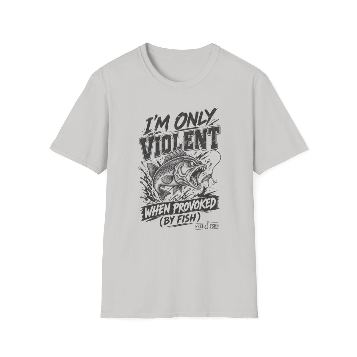 I'm Only Violent When Provoked By Fish T-Shirt