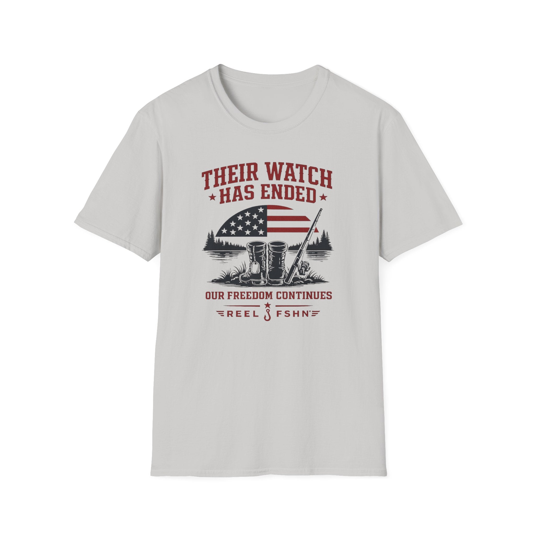 Their Watch Has Ended Our Freedom Continues T-Shirt