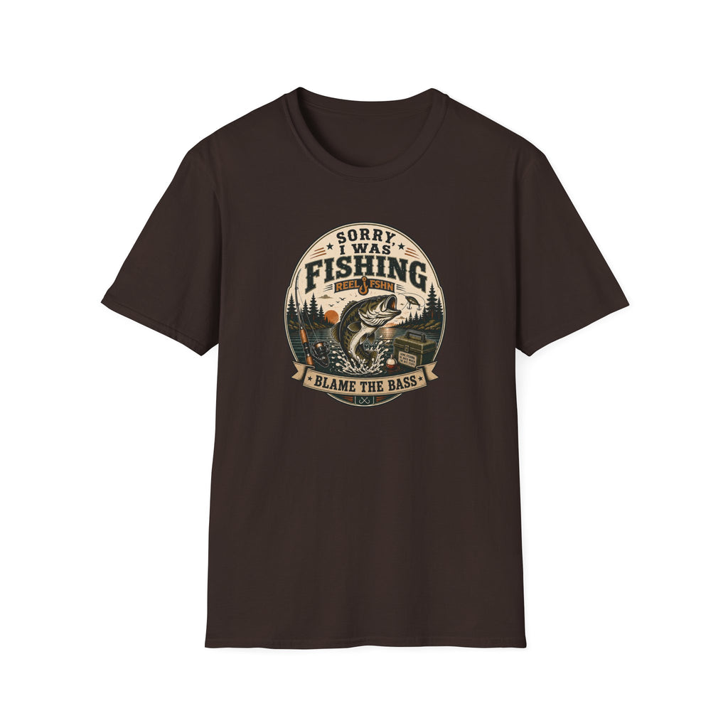 Sorry I Was Fishing, Blame The Bass T-Shirt