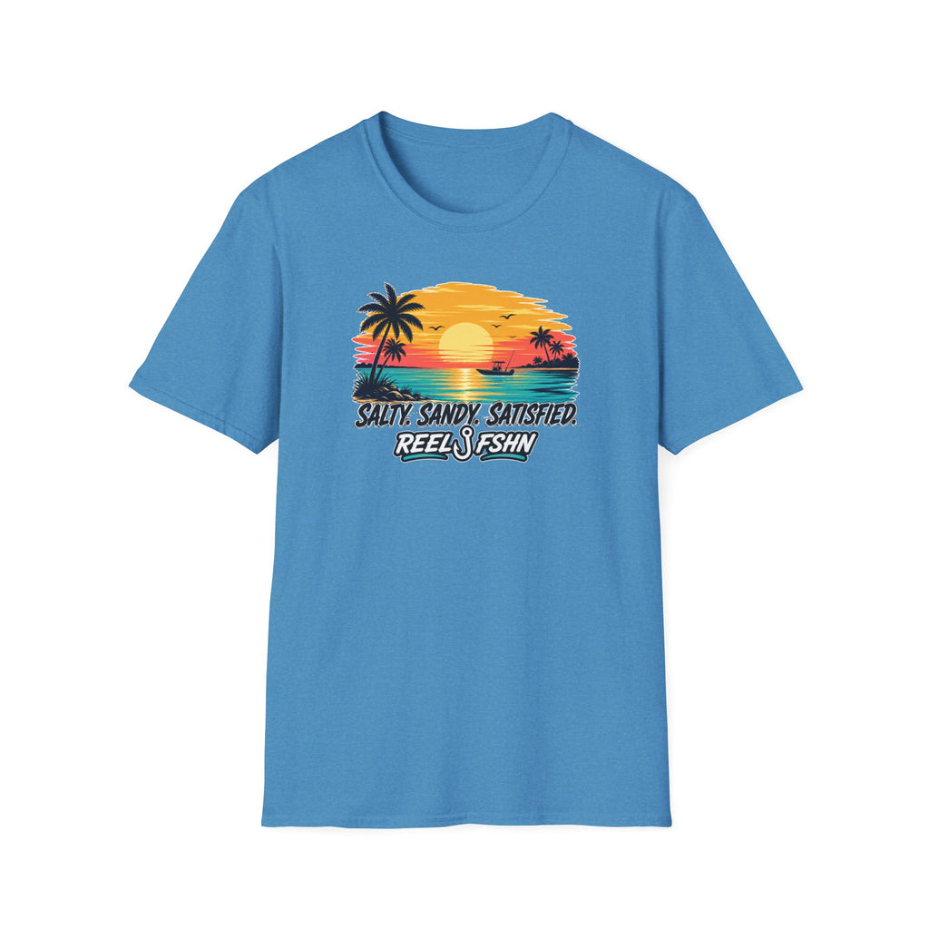 Salty. Sandy. Satisfied. T-Shirt